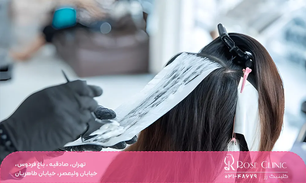 مراقبت های بعد از رنگ کردن مو کاشته شده