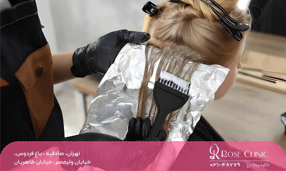 خطرات رنگ کردن مو بعد کاشت مو