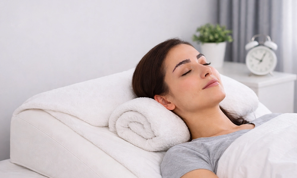 صحیح خوابیدن بعد از کاشت ابرو