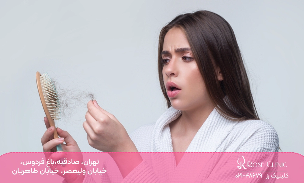 عکس خانمی با ریزش مو