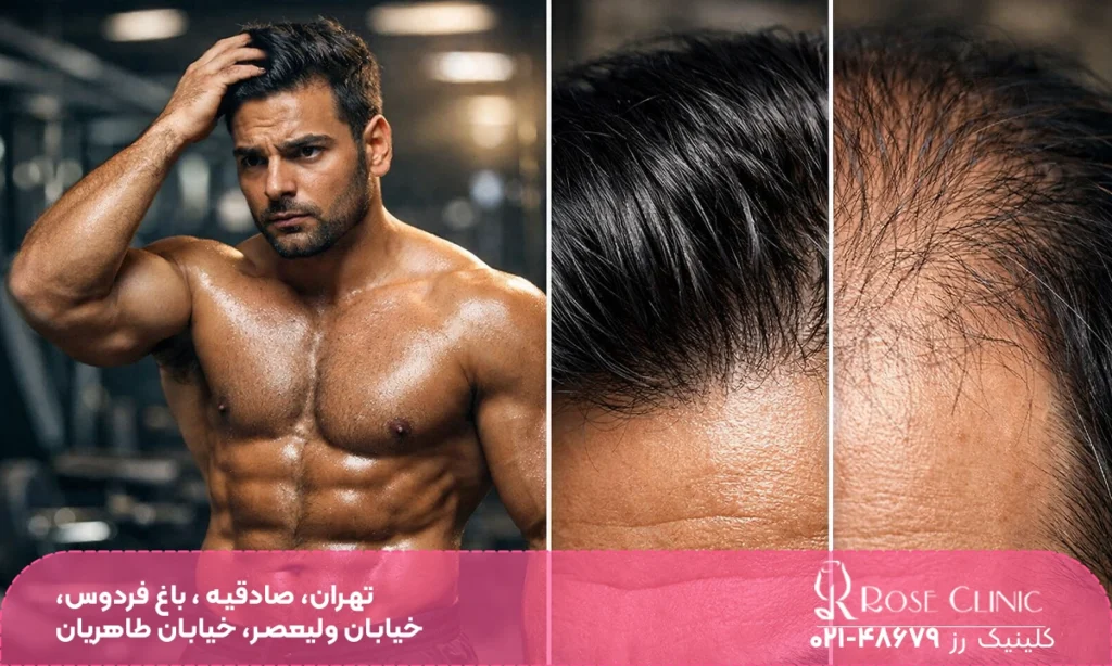 بدنسازی و ریزش مو