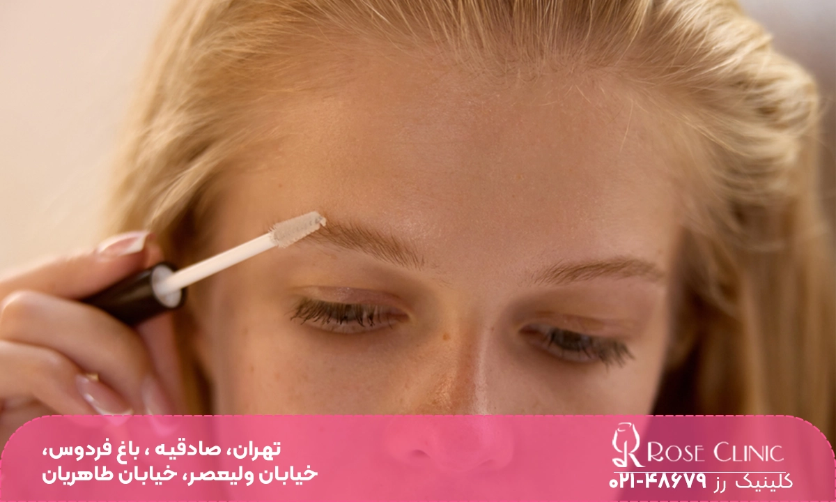 ژل ابرو بعد از کاشت ابرو